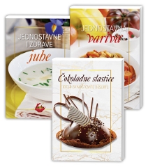 ČOKOLADNE SLASTICE/JEDNOSTAVNE I ZDRAVE JUHE/JEDNOSTAVNA VARIVA ČOKOLADNE SLASTICE/JEDNOSTAVNE I ZDRAVE JUHE/JEDNOSTAVNA VARIVA