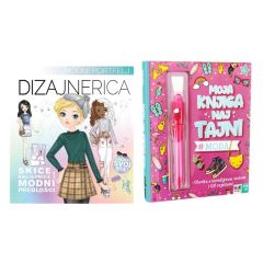 KOMPLET-DIZAJNERICA+MOJA KNJIGA TAJNI MODA